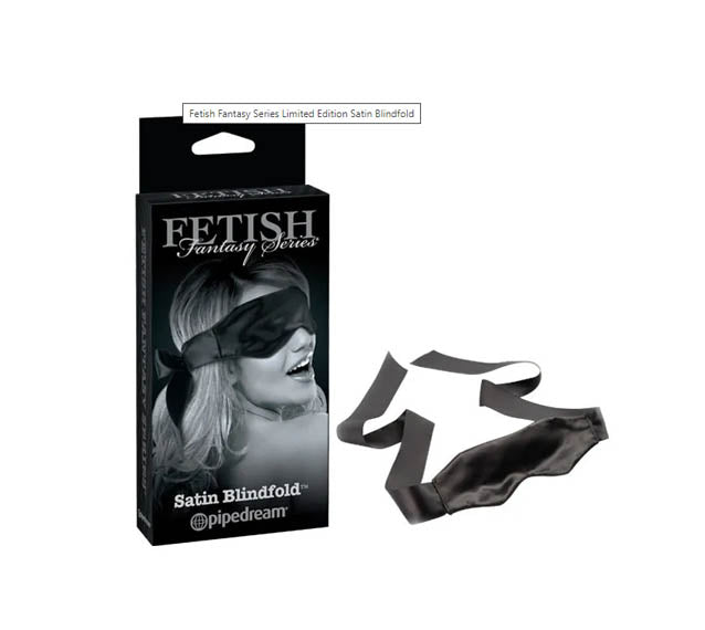 Fetish Fantasy Series Limited Edition - Satin Blindfold, silky acessories | Flirtybay.com.au