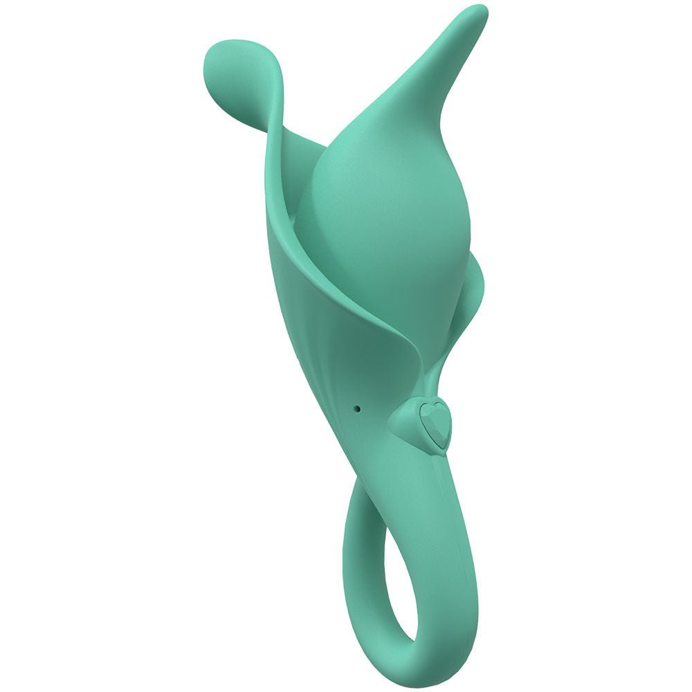 Loveline lily - clitoral stimulator - finger vibrator - Product side view  | Flirtybay