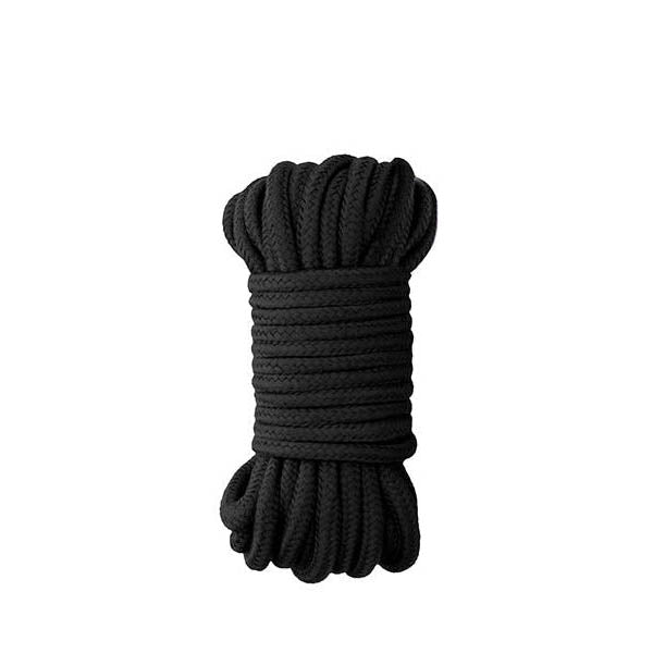 Ouch! - 10m japanese rope - black-Product front view and box front view | Flirtybay.com.au