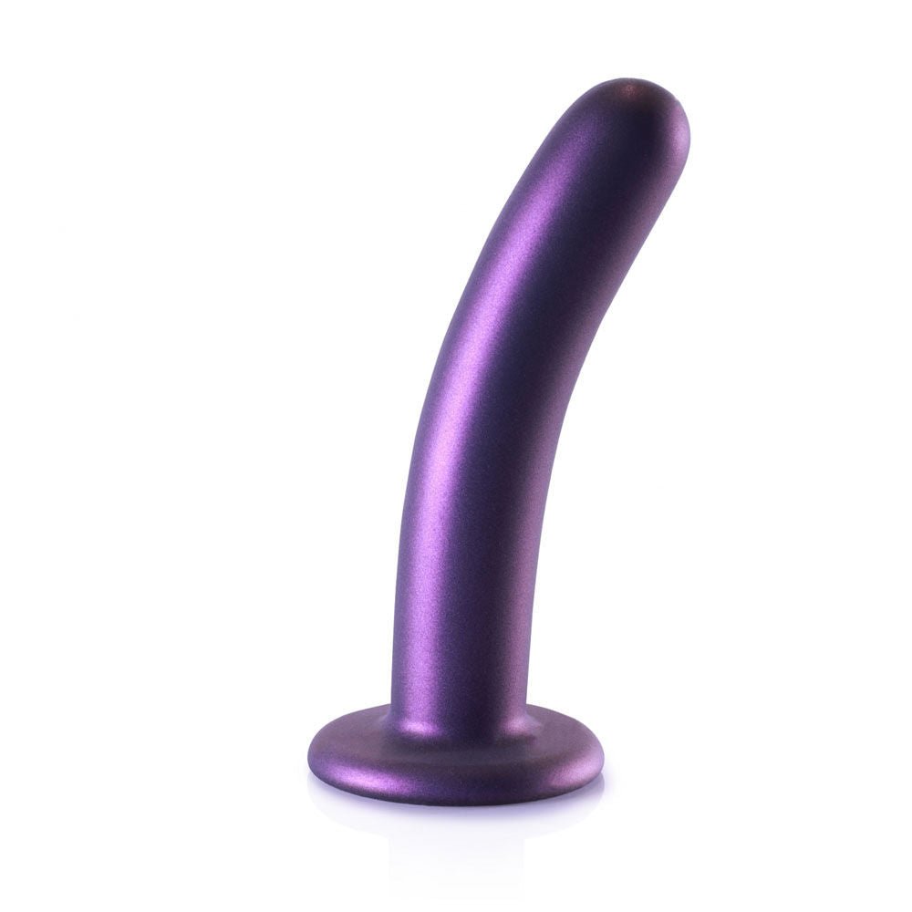 Ouch! smooth silicone g-spot dildo - 6'' - Product side view  | Flirtybay