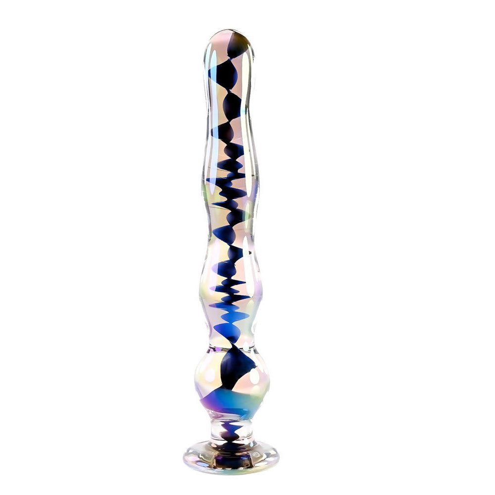 Playboy pleasure -  jewels wand - glass dildo - Product front view  | Flirtybay