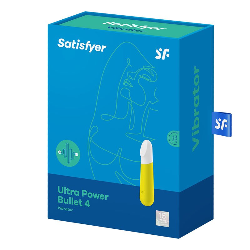 Satisfyer - ultra power bullet 4 - bullet vibrator -  box side view | Flirty Bay