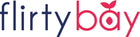 Logo Flirty bay, adult store, lingerie, sex toys
