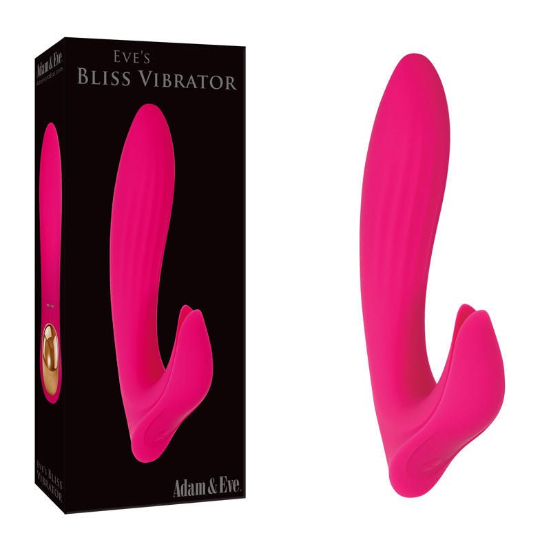 Adam & eve - eves blis rabbit vibrator - Product front view and box front view | Flirtybay.com.au