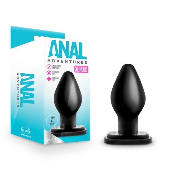 Anal adventures xl plug - Product front view and box front view | Flirtybay.com.au
