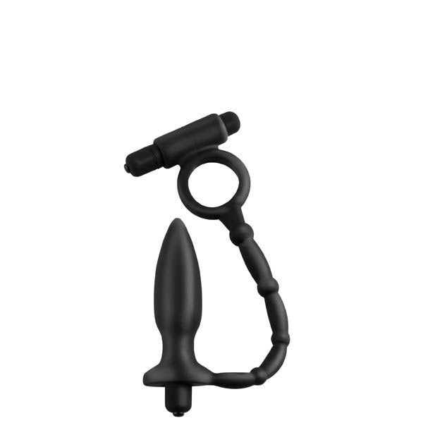 Anal fantasy collection - ass-kicker with cock ring - Product front view  | Flirtybay.com.au