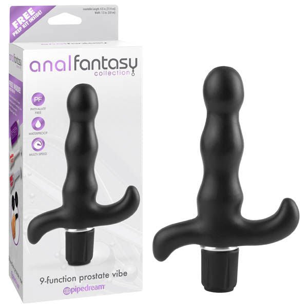 Anal fantasy collection - prostate vibe - Product front view and box front view | Flirtybay.com.au