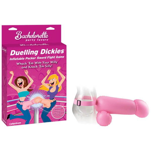 Bachelorette party favors - duelling dickies - Product front view and box front view | Flirtybay.com.au