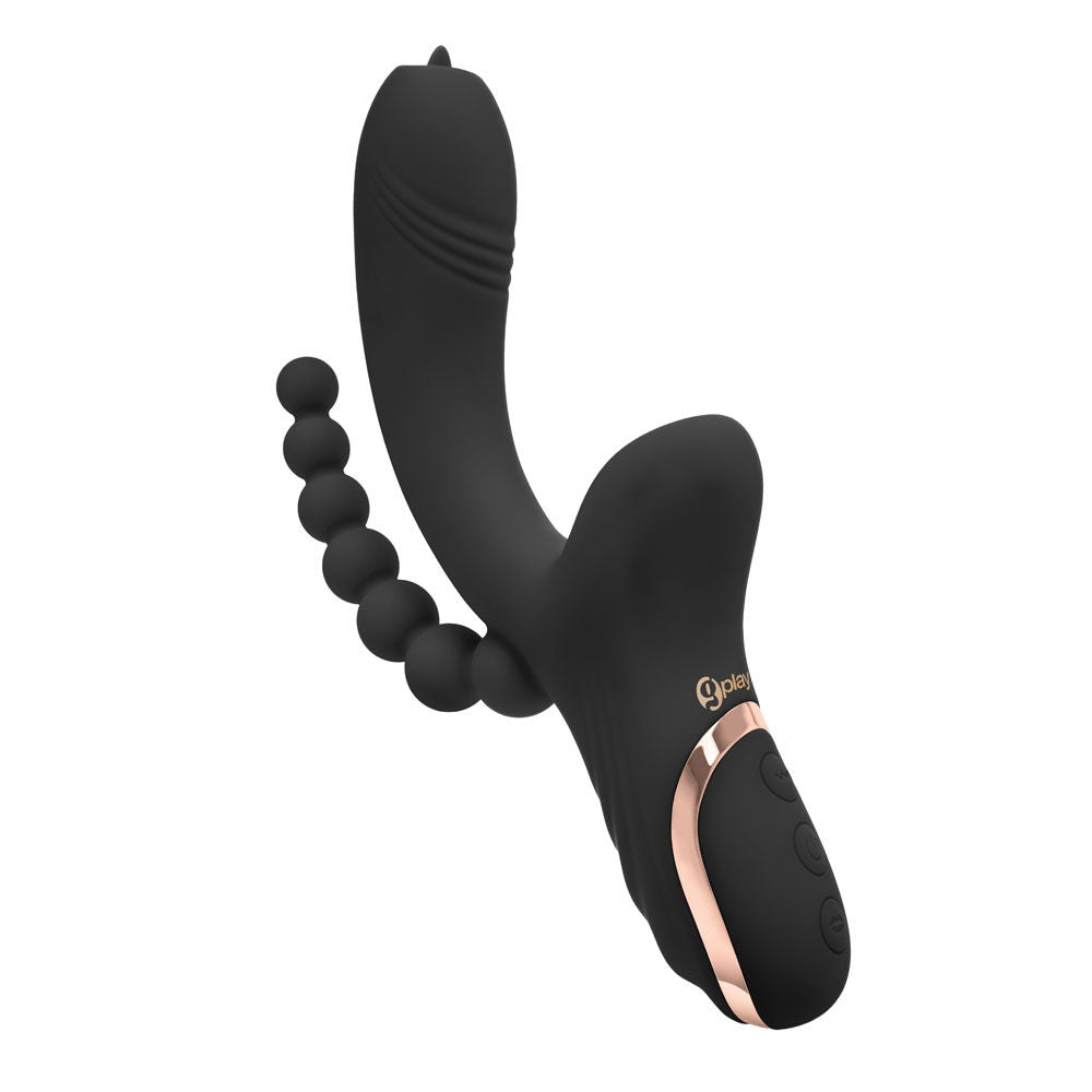 Bodywand - g-play g-spot & clitoral suction vibe - Product side view  | Flirtybay.com.au