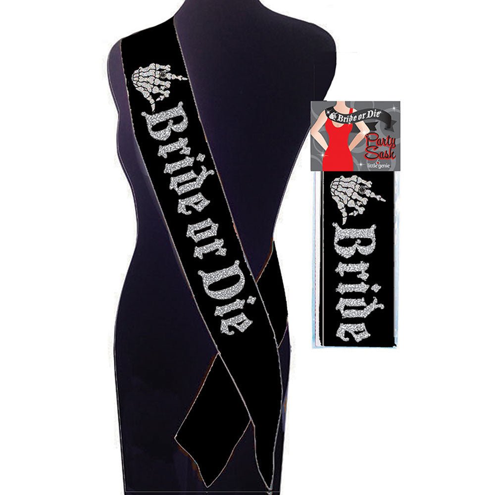 Bride or die sash - Product front view  | Flirtybay.com.au