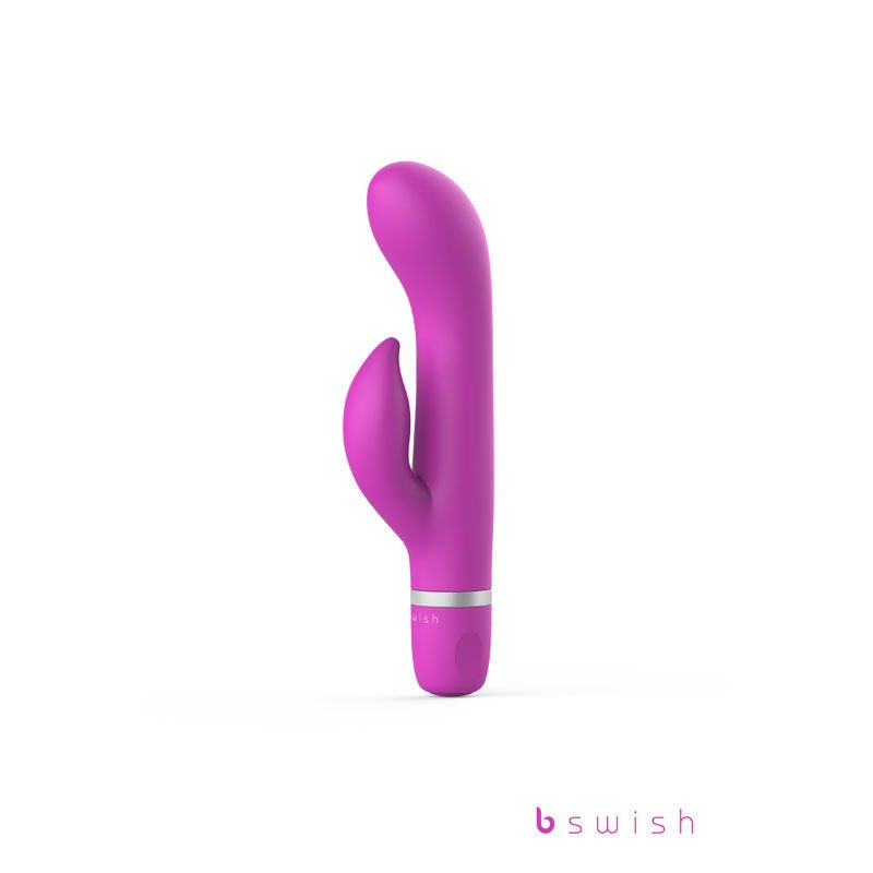 Bwild classic marine - rabbit vibrator - Purple - Product front view  | Flirtybay.com.au