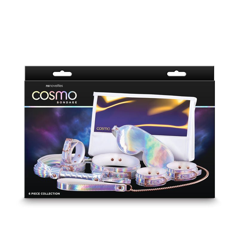Cosmo bondage - 8 piece kit - rainbow -  box front view | Flirtybay.com.au