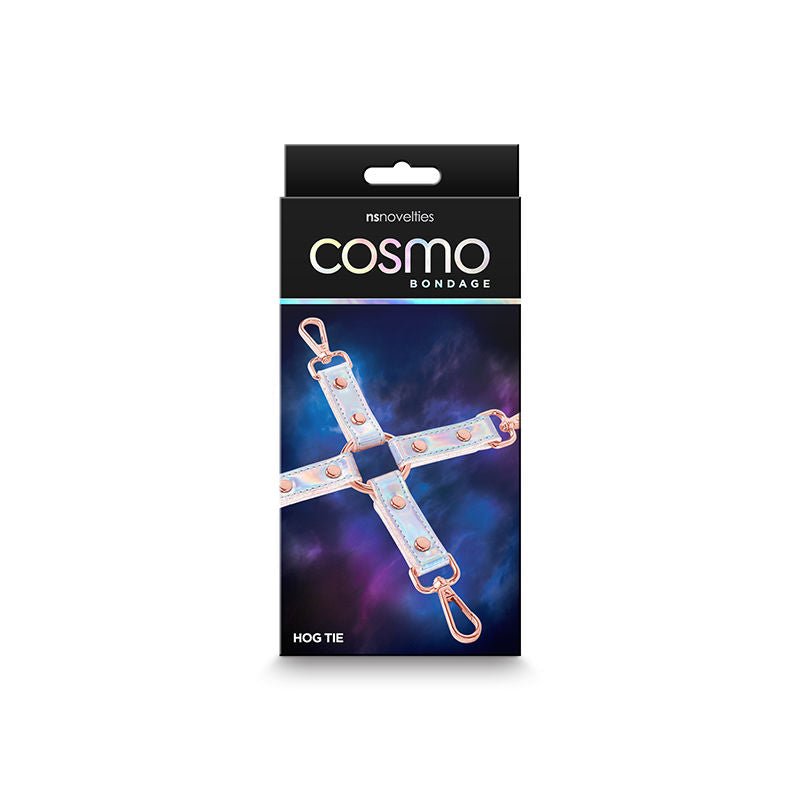 Cosmo bondage hogtie - rainbow - Product front view  | Flirtybay.com.au