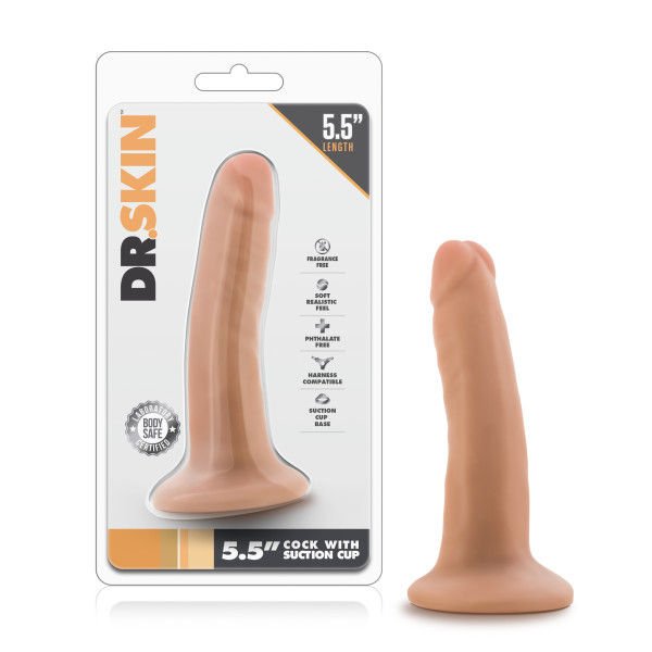 Dr. skin - 5.5 dildo with suction cup -   | Flirtybay.com.au