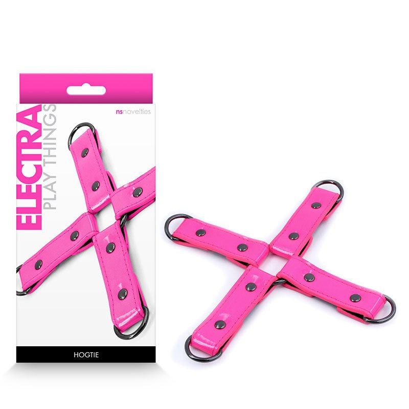Electra - bondage - hog tie - Product front view and box front view | Flirtybay.com.au