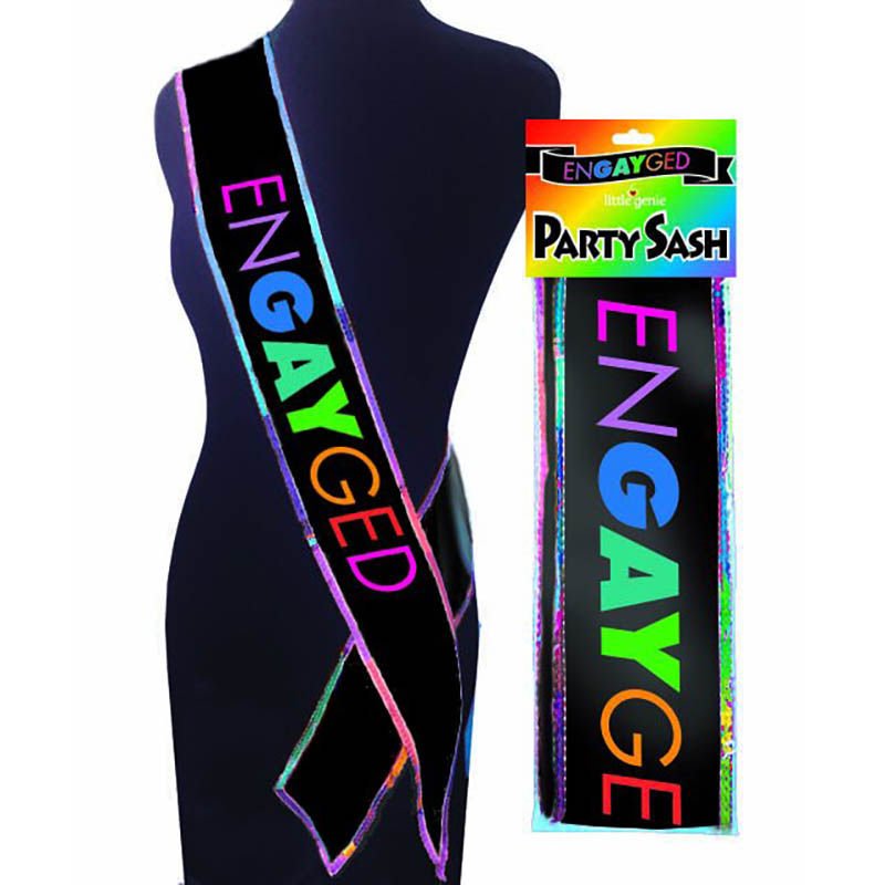 Engayged sash - Product front view  | Flirtybay.com.au