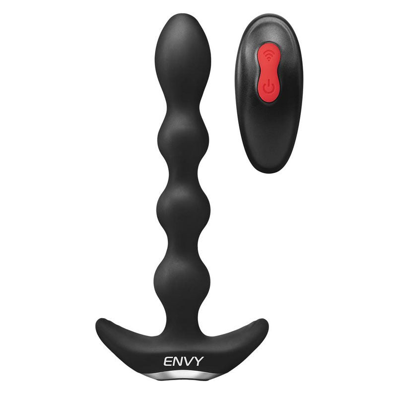 Envy - deep reach vibrating anal beads - Product front view  | Flirtybay.com.au