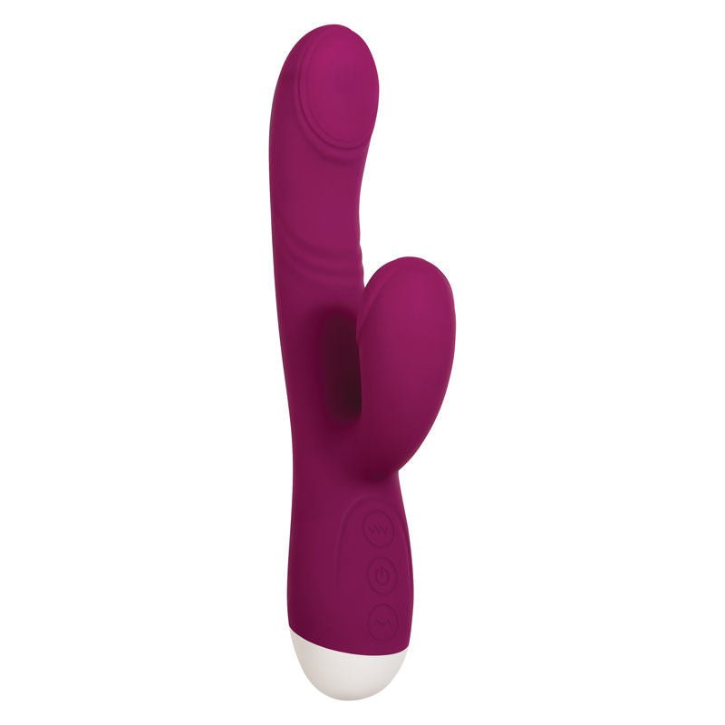 Evolved - double tap - rabbit vibrator - Product front view  | Flirtybay.com.au