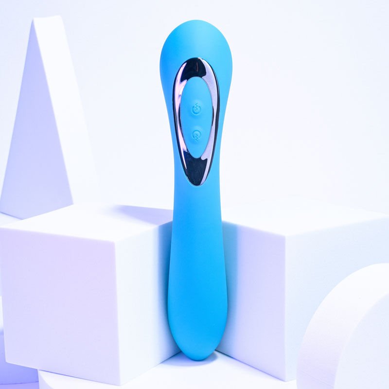 Evolved - heads or tails - g-spot and clitoral vibrator - Product back view  | Flirtybay.com.au