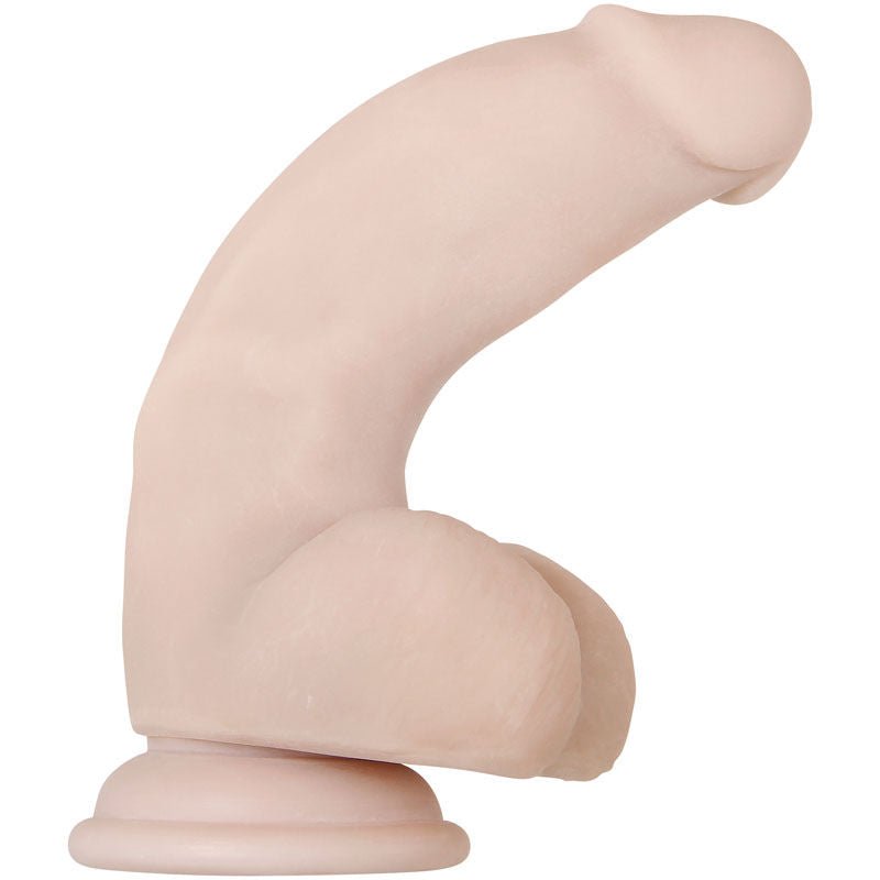Evolved - real supple poseable 7 dildo - Product side view  | Flirtybay.com.au
