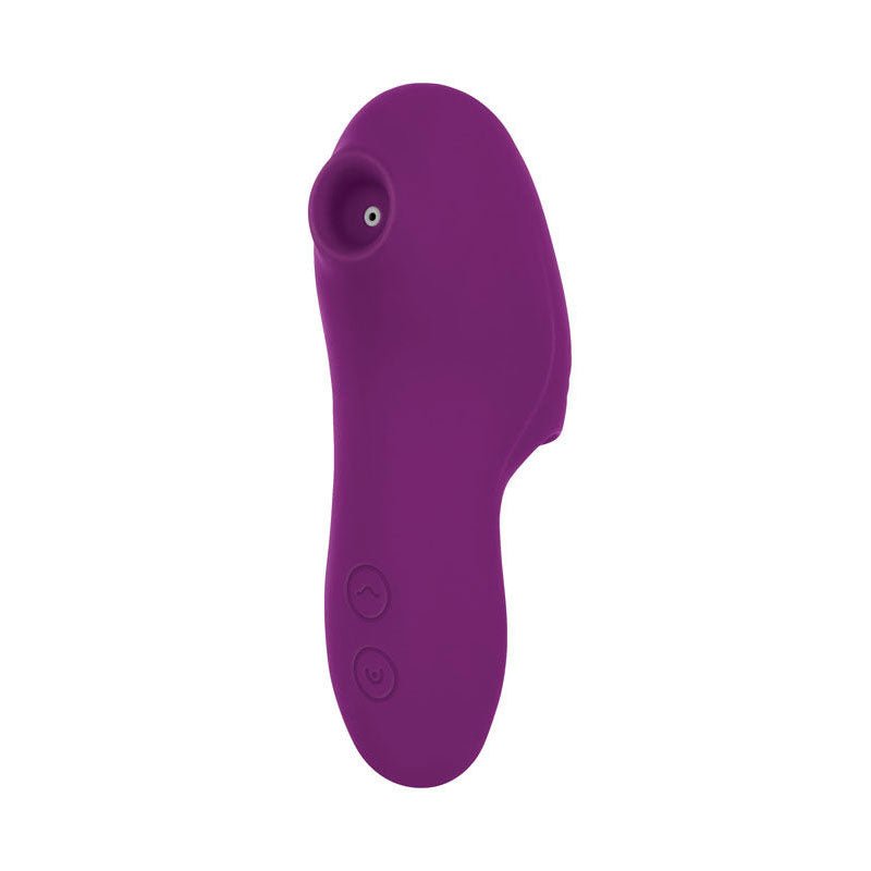 Evolved - sucker for you - suction vibrator - Product side view  | Flirtybay.com.au