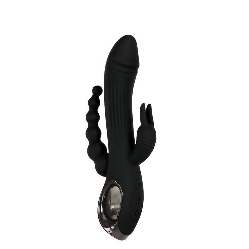 Evolved - trifecta - anal and g-spot vibrator - Product side view  | Flirtybay.com.au