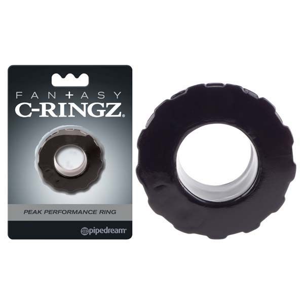 Fantasy c-ringz - peak performance cock ring - Product front view and box front view | Flirtybay.com.au
