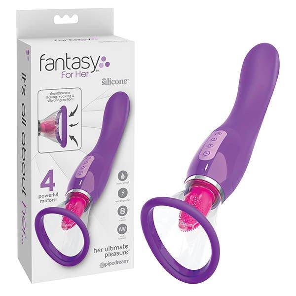 Fantasy - for her ultimate pleasure - clitoral stimulator - Product front view and box front view | Flirtybay.com.au