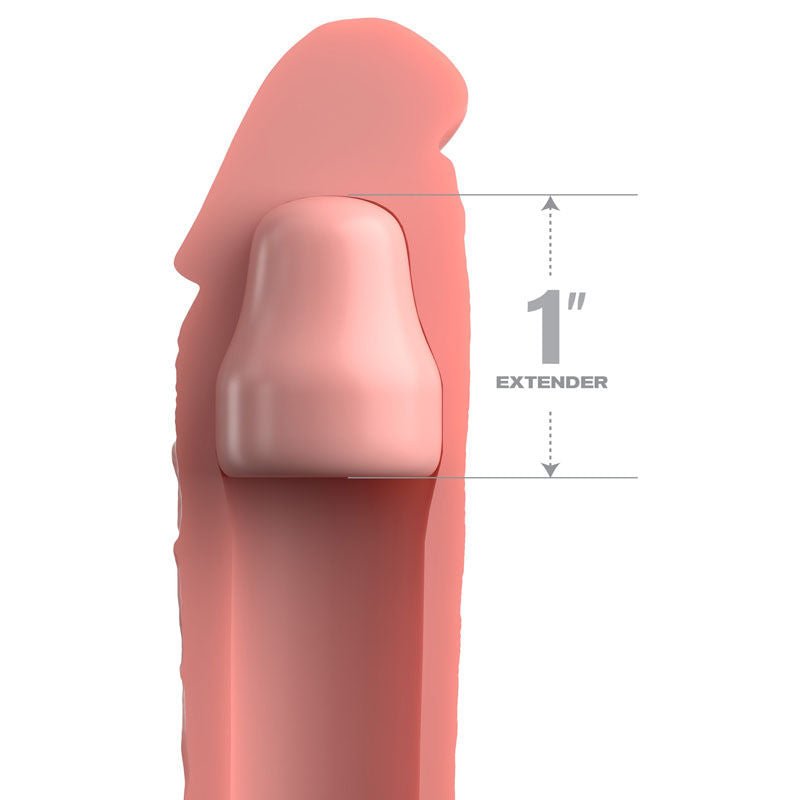 Fantasy x-tensions elite - 1'' silicone penis extender - Product top view  | Flirtybay.com.au