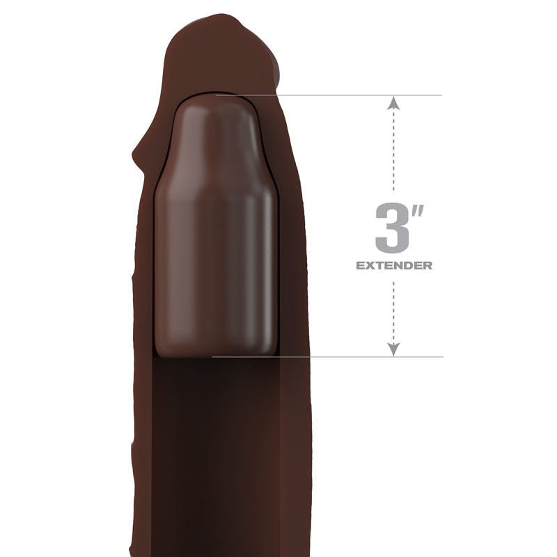 Fantasy x-tensions elite - 3'' extension - penis extender with strap - Product top view  | Flirtybay.com.au
