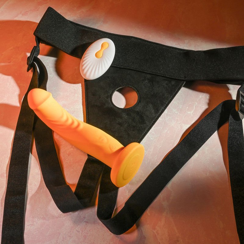 Gender x - sweet embrace strap-on panty dildo - Product top view  | Flirtybay.com.au