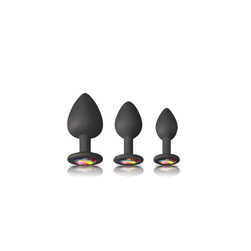 Glams - spades butt plug trainer kit - Product front view  | Flirtybay.com.au