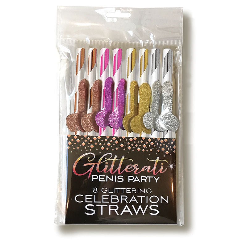 Glitterati - celebration straws -  box front view | Flirtybay.com.au