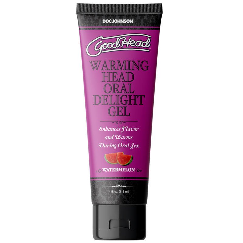 Goodhead - warming head oral delight gel 2 - watermelon-Product front view  | Flirtybay.com.au