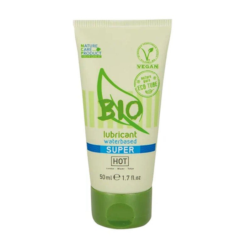 Hot bio super - warming waterbased lubricant 50ml - Product front view  | Flirtybay.com.au