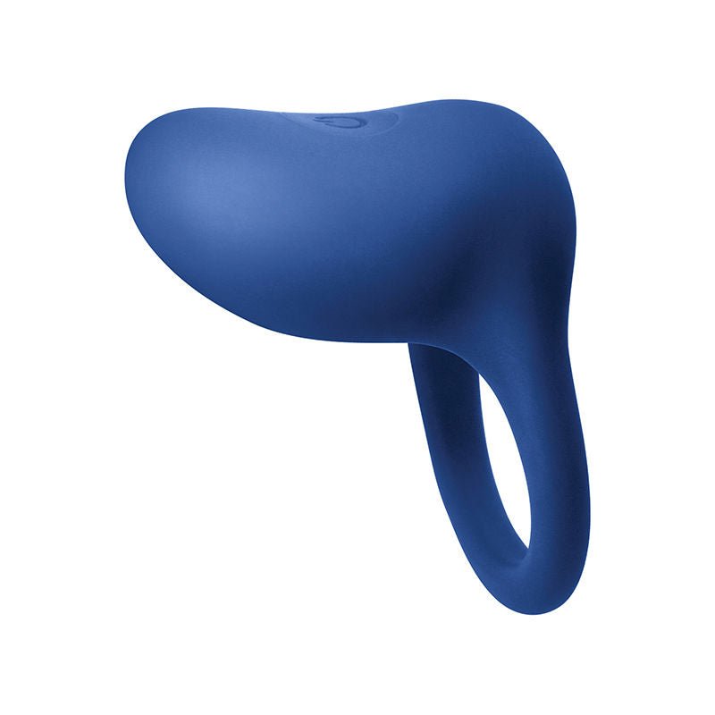 Inya Regal Vibrating cock ring, blue, front view | Flirtybay.com.au