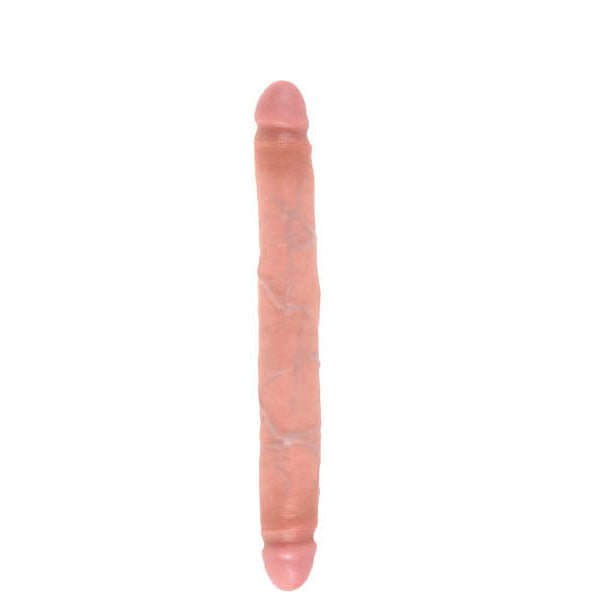 King cock - 12'' slim double dildo - Product front view  | Flirtybay.com.au