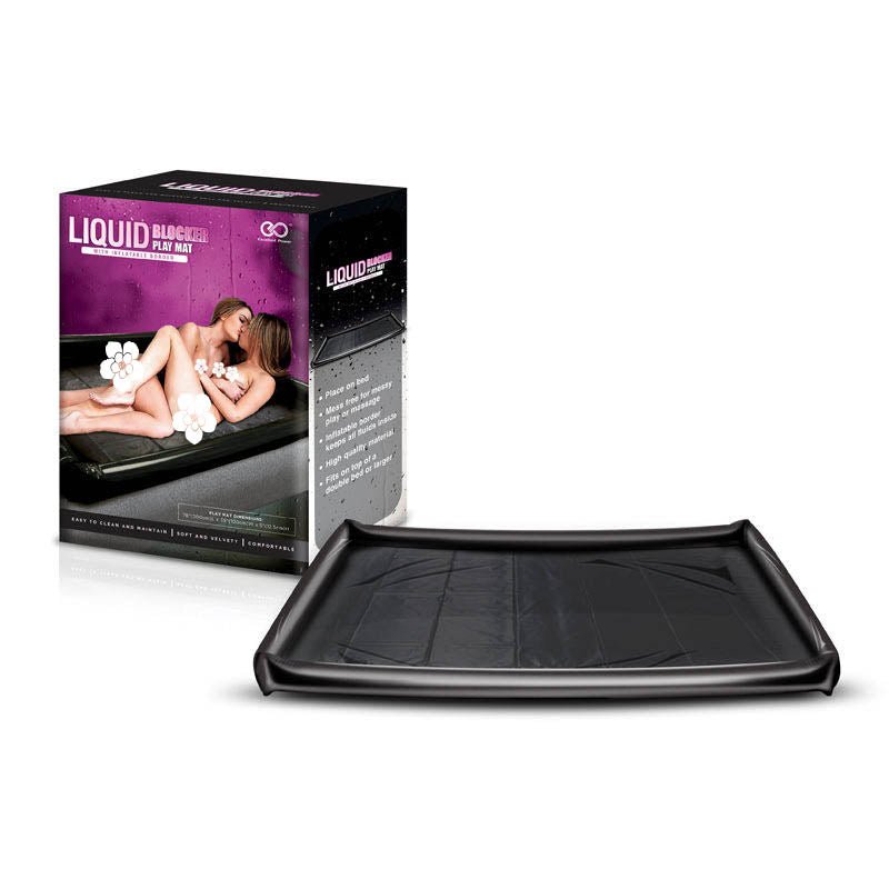 Liquid-Blocker-Play-Mat-Double-Bed-Size-Product-Front-View-And-Box-Front-View-Flirtybay.com