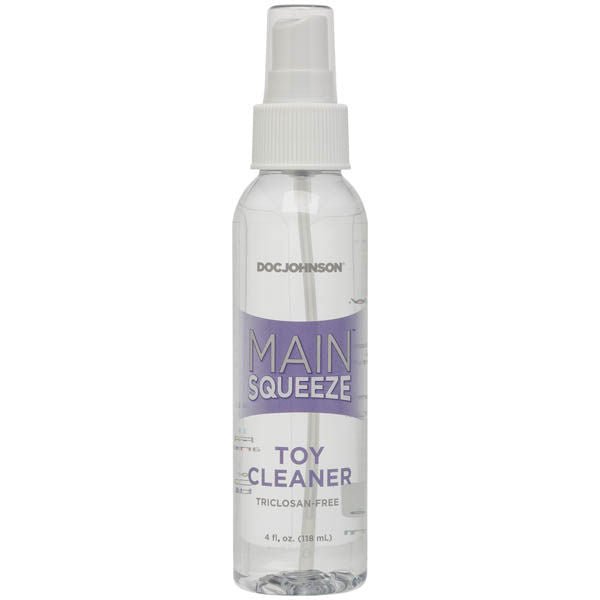 Main squeeze - toy cleaner - Product front view  | Flirtybay.com.au