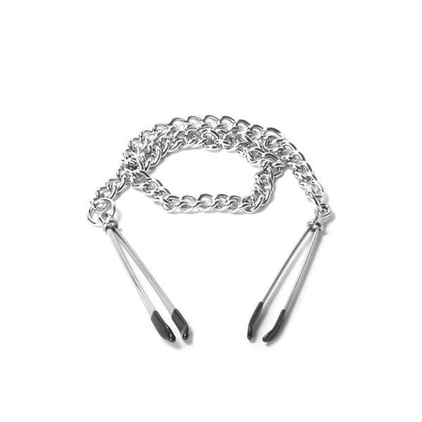 Master series reign tweezer - nipple clamps - Product top view  | Flirtybay.com.au