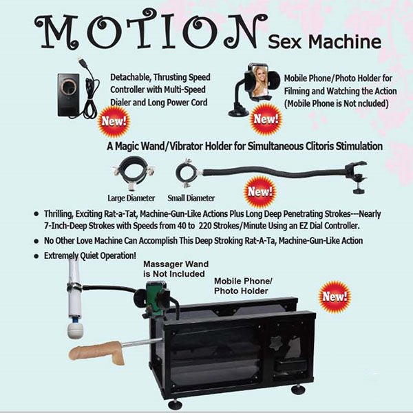 Motion - love sex machine - Product front view  | Flirtybay.com.au