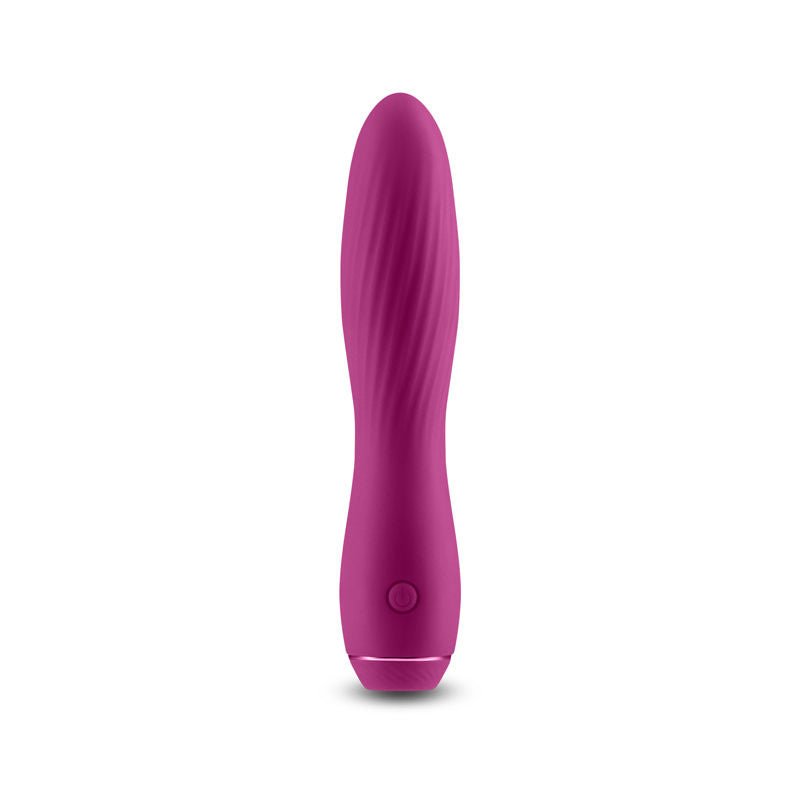 Obsessions - clyde vibrator - purple, Product front view  | Flirtybay.com.au