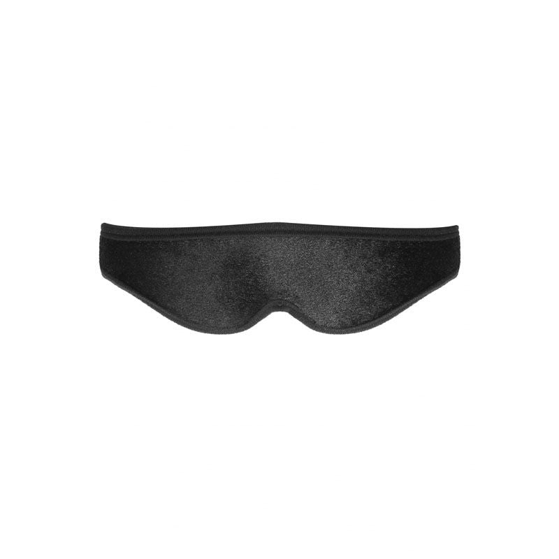 Ouch! velvet & velcro adjustable eye mask - Product top view  | Flirtybay.com.au