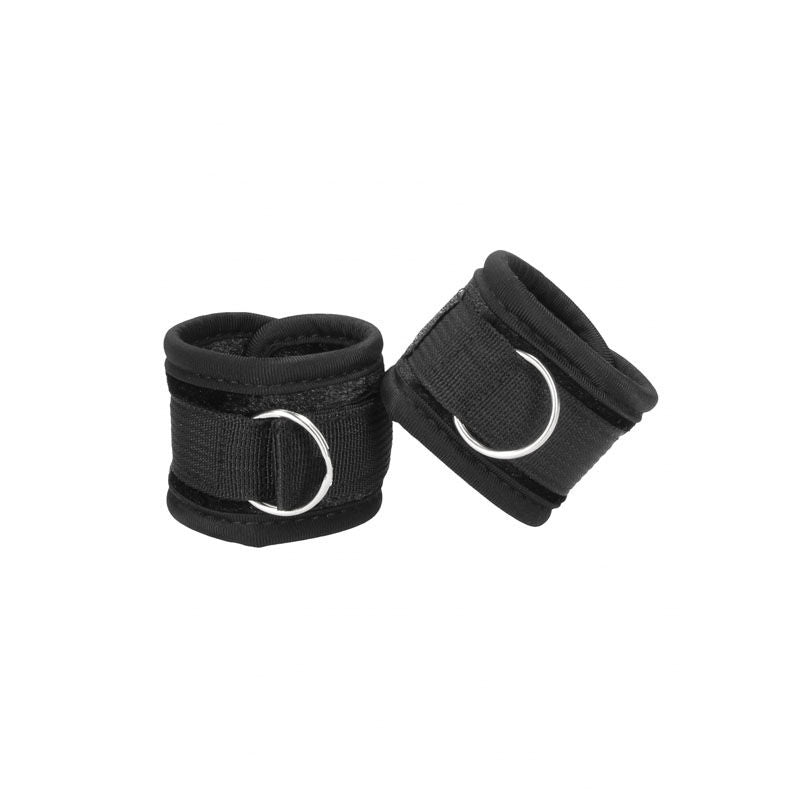 Ouch! velvet & velcro adjustable handcuffs - Product front view  | Flirtybay.com.au
