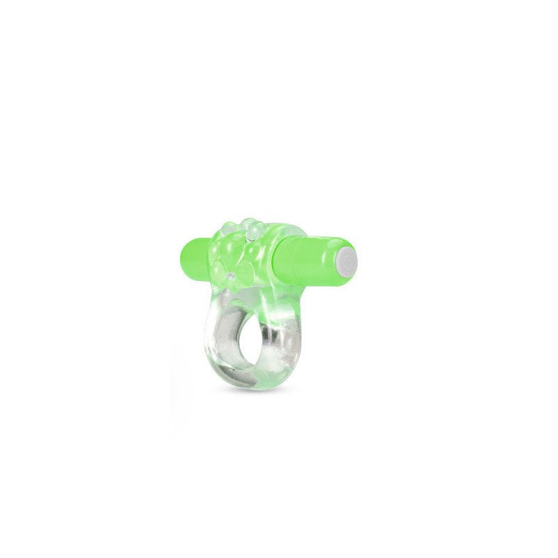 Play with me - teaser vibrating cock ring - green, Product front view  | Flirtybay.com.au