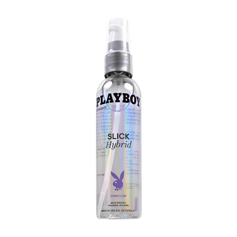 Playboy pleasure - slick hybrid lubricant - 120 ml - Product front view  | Flirtybay.com.au