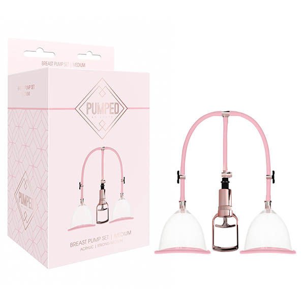 Pumped - breast pump set - Product front view and box front view | Flirtybay.com.au