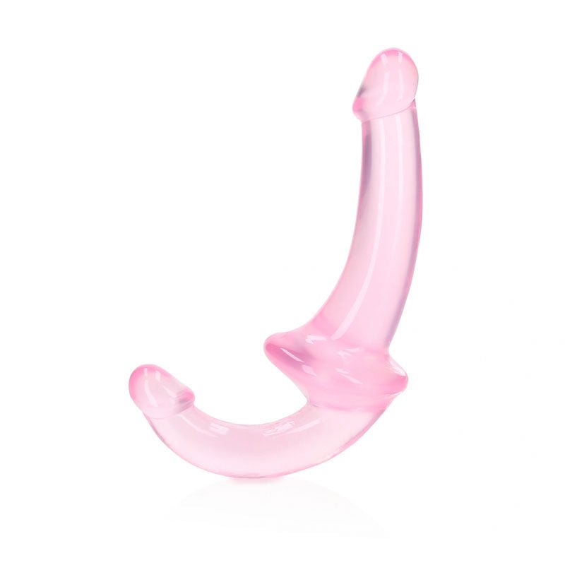 Realcock - 7.9" strapless strap-on - Pink, Product front view  | Flirtybay.com.au