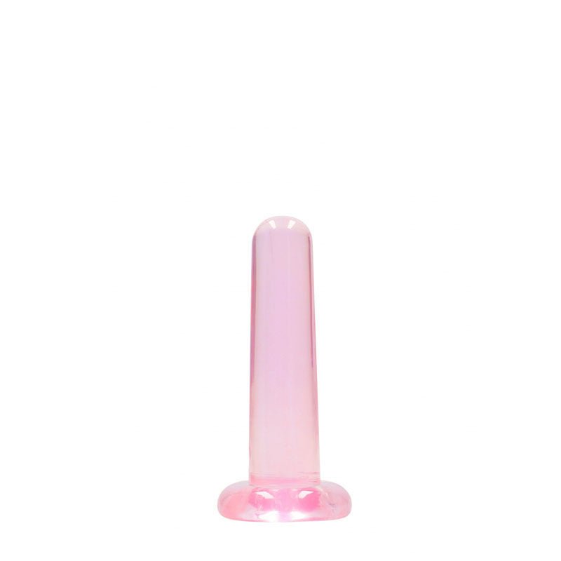 Realcock - non realistic 5" dildo with suction cup - pink, Product front view  | Flirtybay.com.au