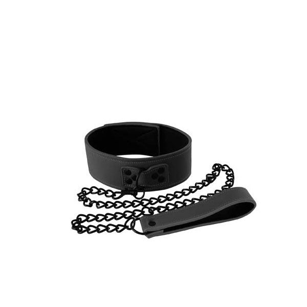 Renegade bondage -  collar and leash - Product front view  | Flirtybay.com.au
